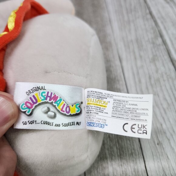 Disney Squishmallow Dumbo Elephant Plush 7'' Stuffed Animal Toy KellyToy - Picture 4 of 7